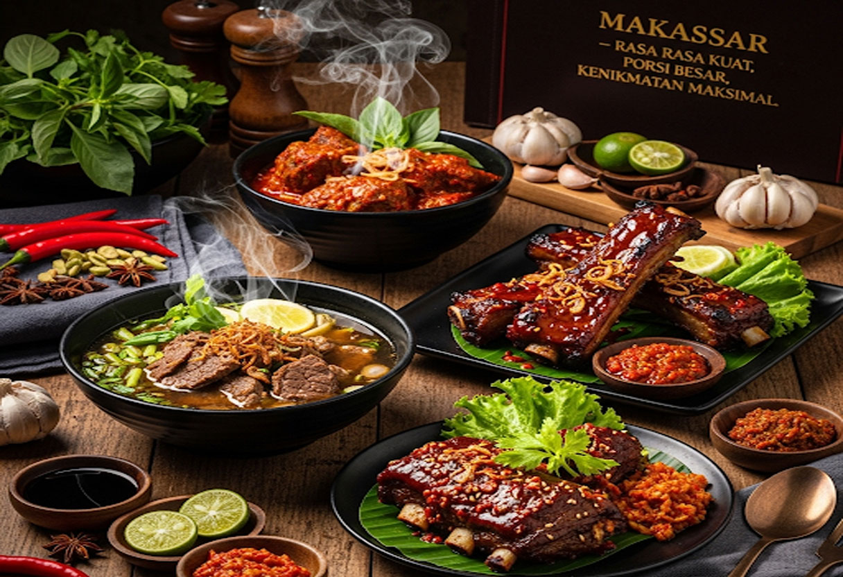 Kuliner Makassar – Rasa Kuat, Porsi Besar, Kenikmatan Maksimal